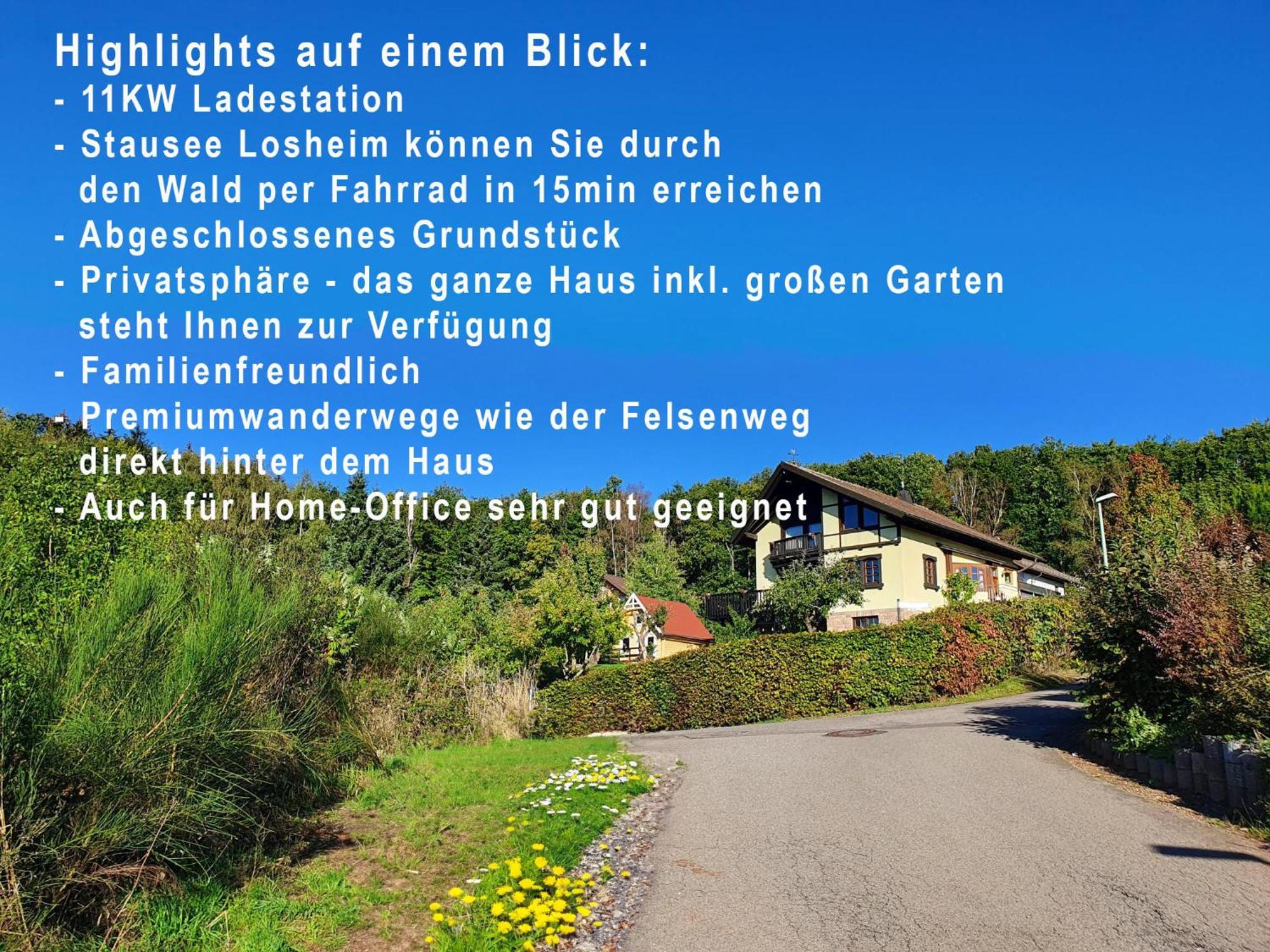 Sonnige Aussicht Villa Losheim Kültér fotó